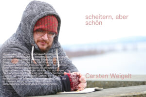 Buchcover von Scheitern, aber schön von Carsten Weigelt